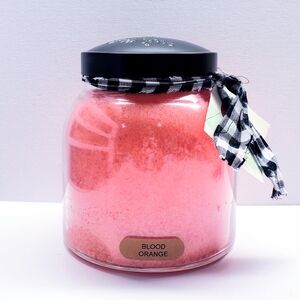BLOOD ORANGE  -A Cheerful Giver- Papa Jar Scented Candle, 34 oz